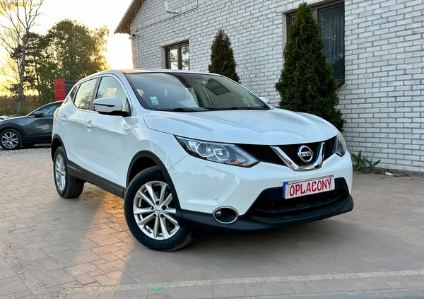 Nissan Qashqai cena 54300 przebieg: 84122, rok produkcji 2017 z Ostrołęka małe 172